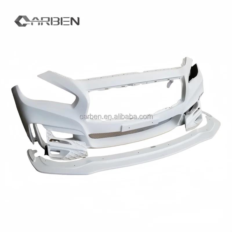 

Aim-style Bumper for Infiniti Q50 Q50S Upgrade the Front Bumper, Body Kit, Hood and Fenders