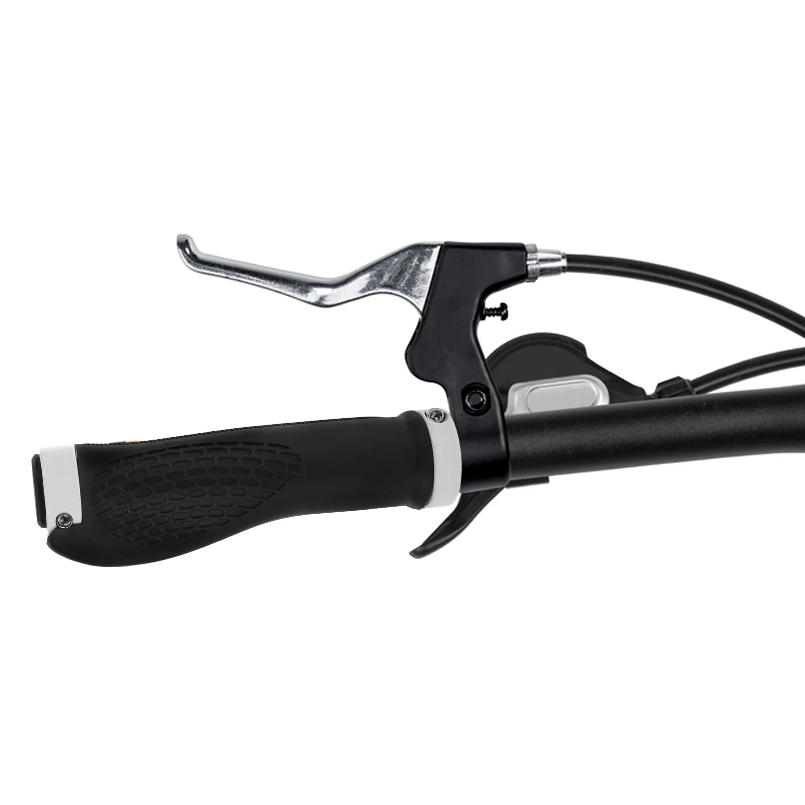 

1 Pair Anti-Slip Locking Bike Handlebar Mountain Scooter Grips White Road Tape Durable Cycling