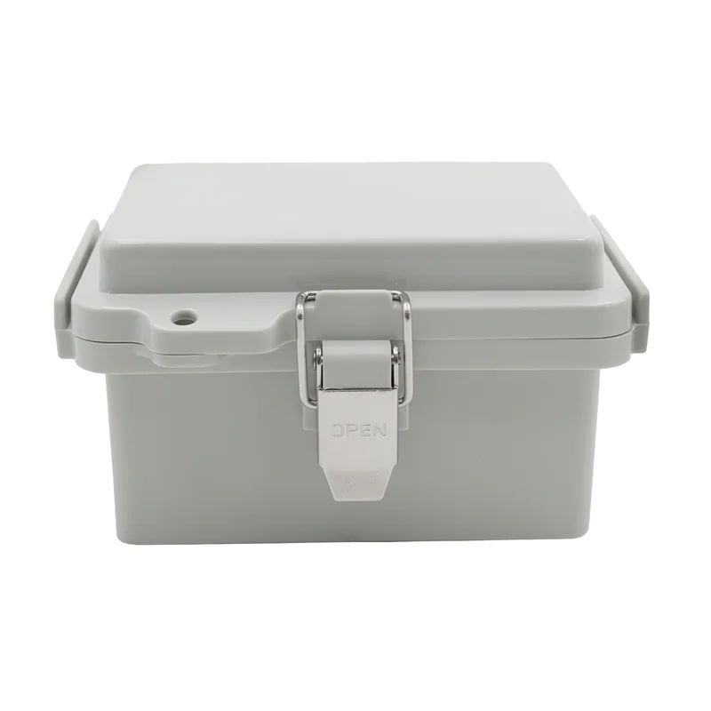 120×90×70mm Grey Color IP67 Weatherproof Dustproof Outdoor Electrical Terminal Block Project Case Indoor Electronic Juction Box