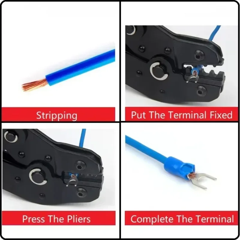 20pcs SV Type Crimp Terminal SV3.5 SV5.5  U Y  PVC Insulate Ferrules Block Spade Cold Press Cable End Crimp Connector