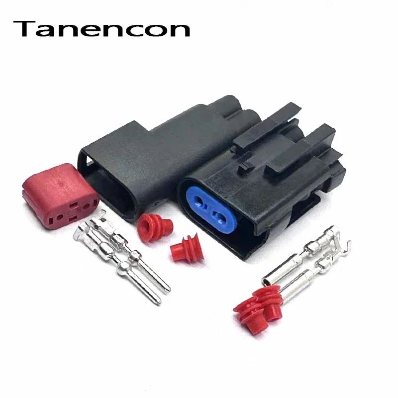 1 Juego de conector antibloqueo de freno de coche de 2 pines arnés de cableado de Sensor ABS de rueda automotriz para Land Rover 2- 1437712 -5