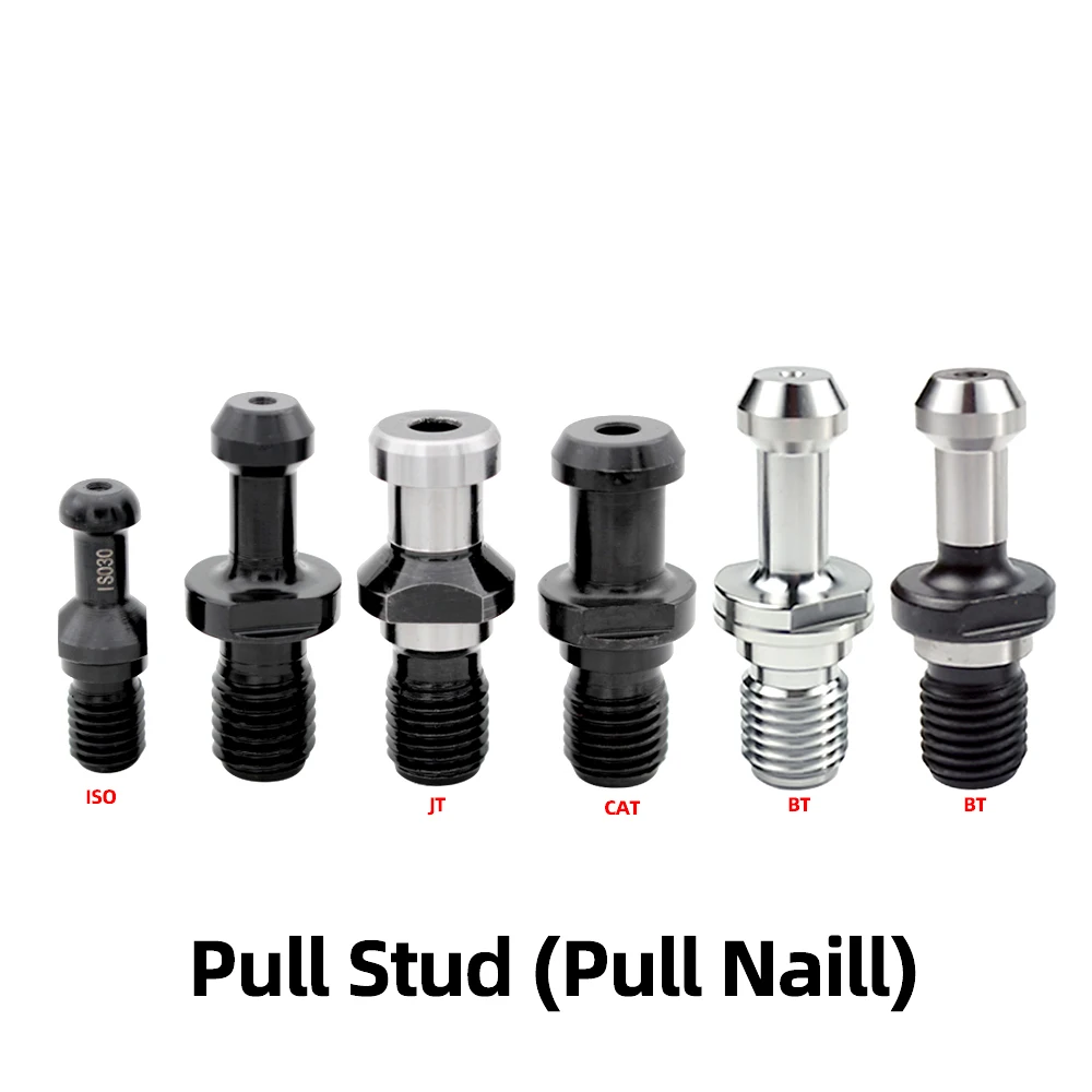 TULX Through Hole Cnc Pull Nail BT30 BT40 BT50 ISO20 45° 60° 90° Milling Tool Holder Fixed Knob DIN69872 MAZAK JT 30 40 50 Pull