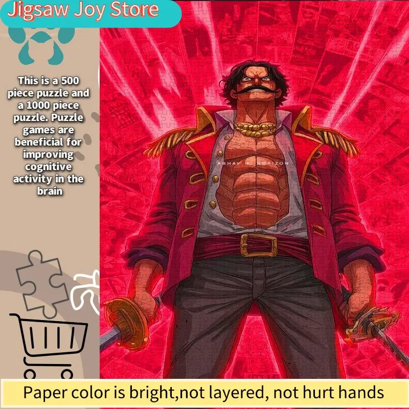 

DIY Jigsaw Puzzle, Christmas Jigsaw Puzzle, Paper Jigsaw Puzzle, Large Jigsaw Puzzle - Character Gol D. Roger Classic Standi