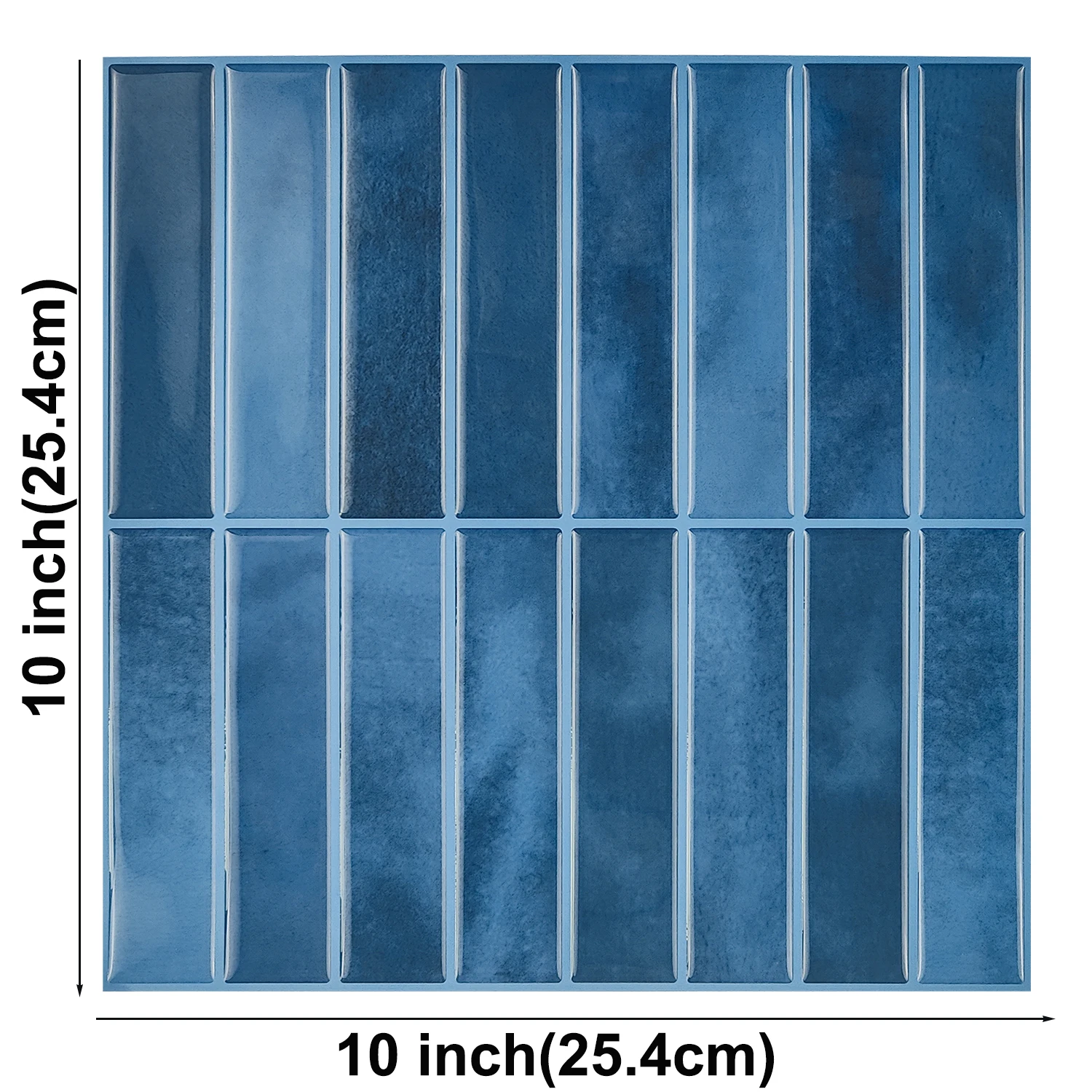 10 vellen Peel and Stick Tiles 3D waterdichte wandtegels voor woonkamer RV PVC wandpanelen interieur wanddecoratie