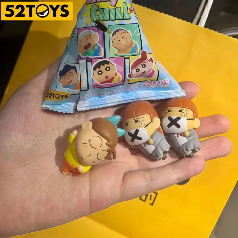

Crayon Shin-Chan Minime Lie Flat Freely Series Blind Box Kawaii Аниме Фигурка 52 игрушки Сюрприз Mystery Dolls Модный подарок