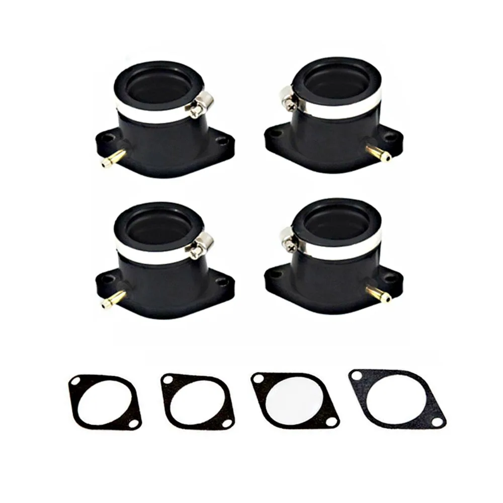 Motorcycle Carburetor Interface Intake Manifold Adapter Joint Boots Set for Yamaha XJ650 XJ750 1981 1982 1983 5G2-13586-02-00