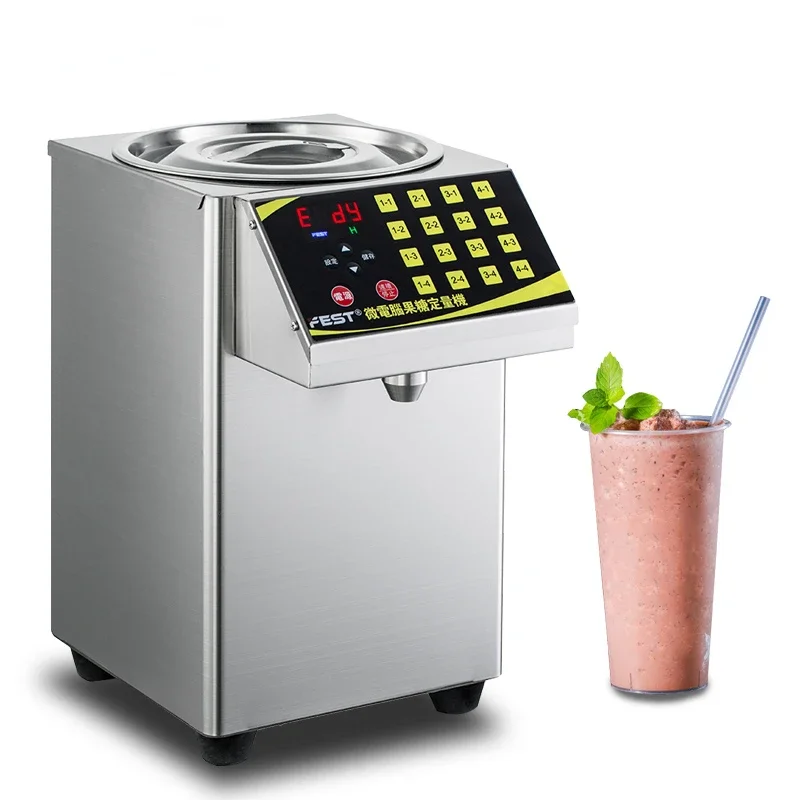 best price milk tea shop bubble tea equipment automatic fructose syrup machinery 8L liquid sugar dispenser