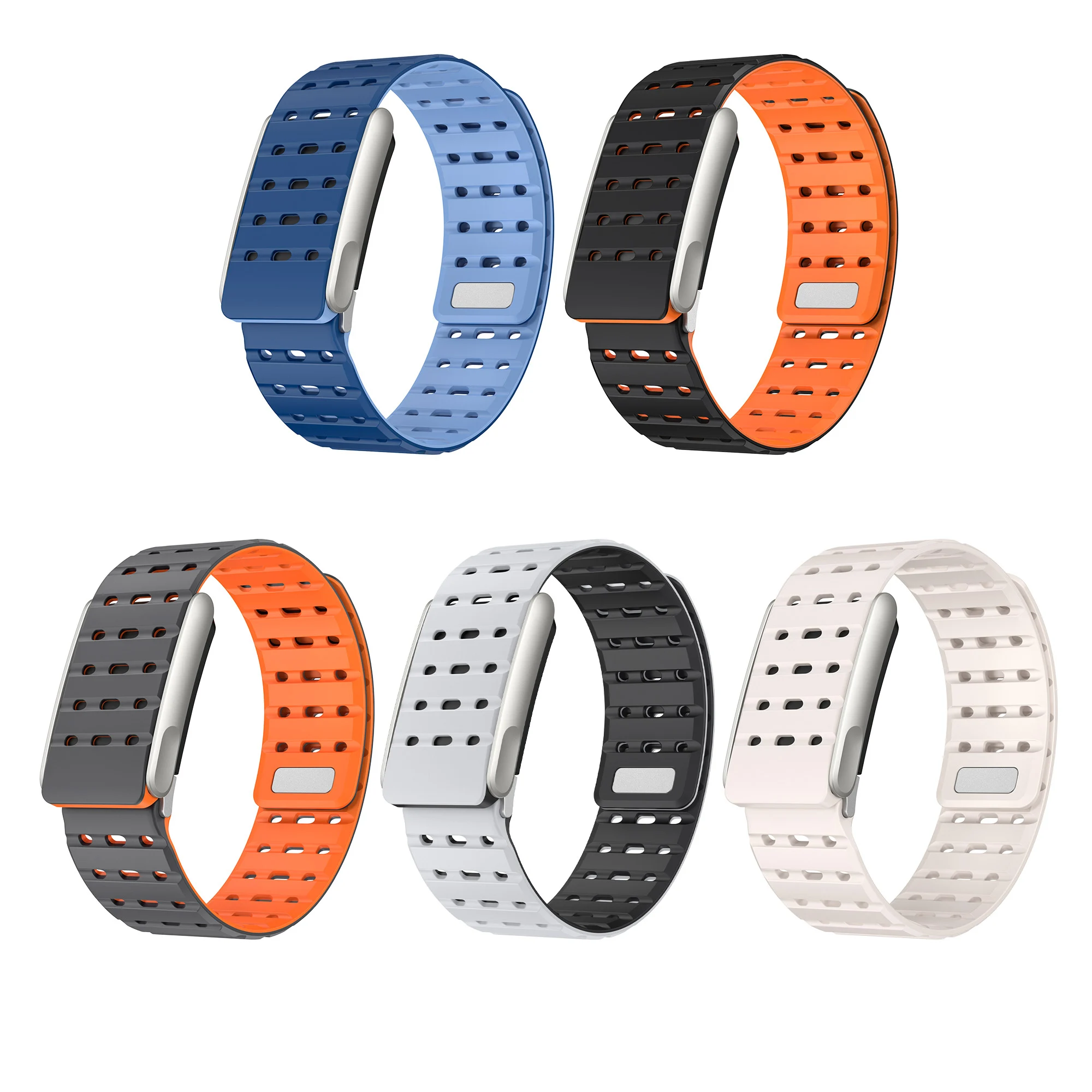 

WHOOP 5.0 SportFlex Магнитный браслет, браслет WHOOP Fitness Tracker, ремешок WHOOP Life ЭКГ, дышащий, водонепроницаемый