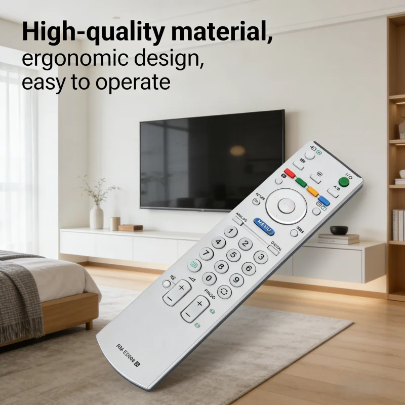 

RM-ED008 TV Remote for Sony LCD, Fit KDL-32S2510 KDL-40V2500, Sensitive Response, Durable, Full Function Replacement Controller