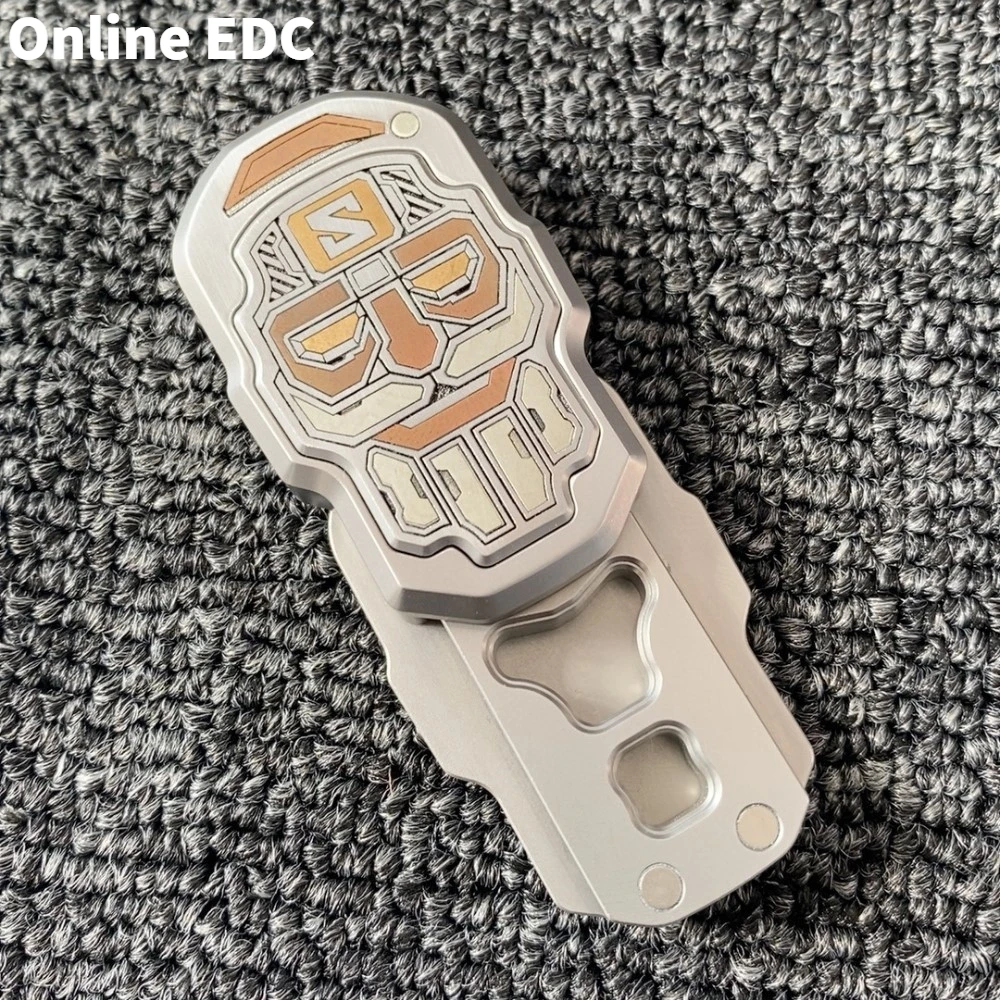 

Б/у EDC Toys SSS EDC Рождественская ограниченная серия Fidget Slider Нержавеющая сталь Push Slider Игрушка для снятия стресса Игрушки-непоседа Металл