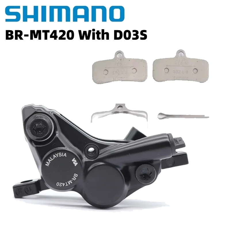 シマノ デオーレ BR-MT420 4ピストン 自転車油圧ブレーキキャリパー
