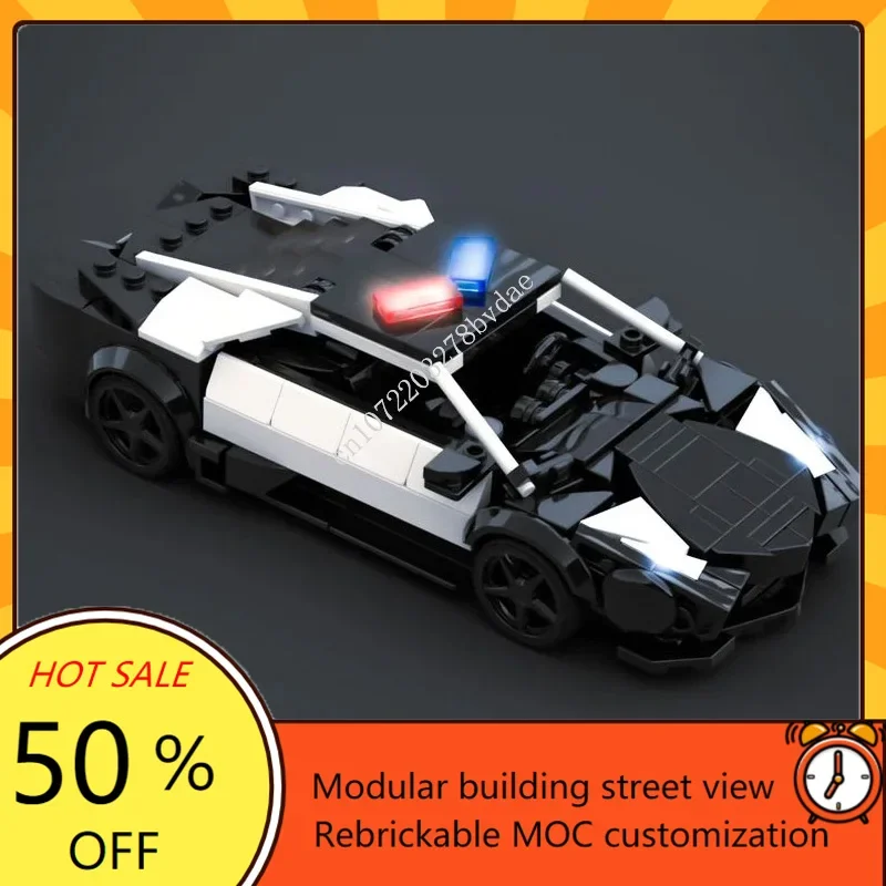 

381 шт. MOC Speed Champions супер спортивный автомобиль гоночная модель строительные блоки кирпичи технология DIY творческая сборка детские игрушки подарки