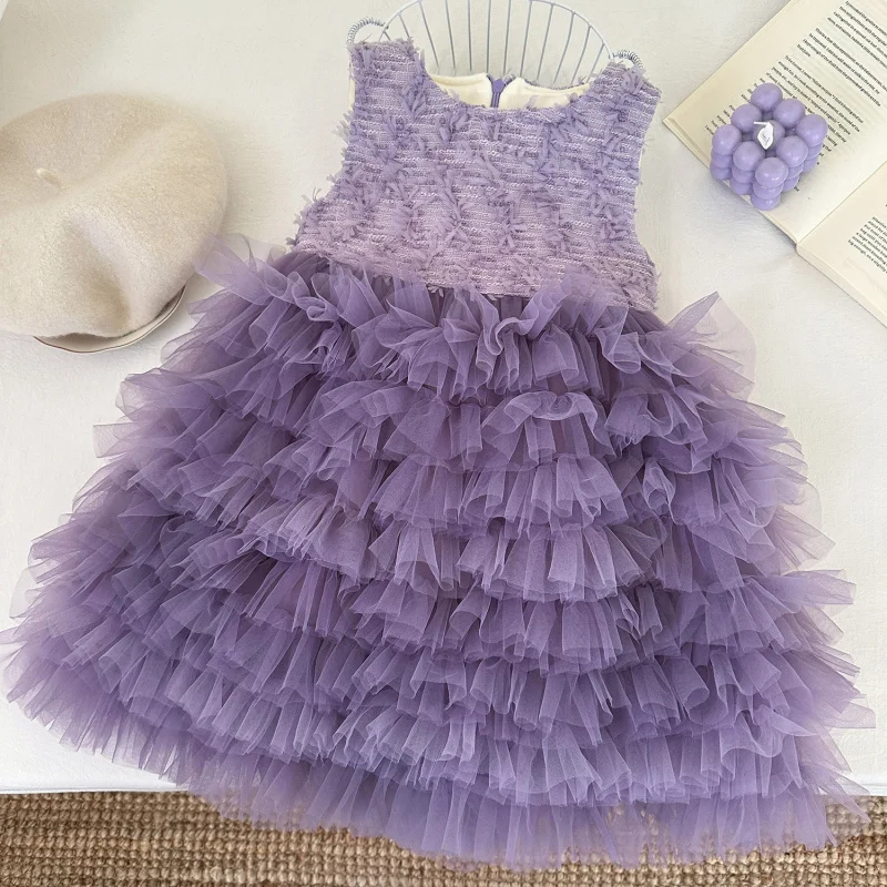 

2025Winter New High-End Heavy Thickened Puffy Tulle Dress Princess Dress