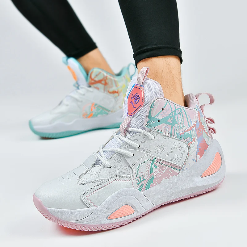 

High quality basketball shoes, waterproof casual sports shoes, autumn sports shoes, shock-absorbing and breathable basketball sh