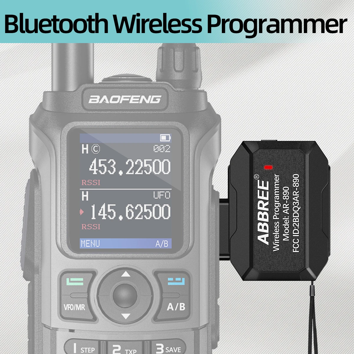 BAOFENG ABBREE اسلكية تخاطب بلوتوث مبرمج لاسلكي الهاتف APP البرمجة ل UV-5R UV-21 PRO V2 UV-32 Quansheng UV-K5 8 #1