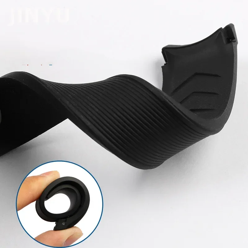 Pulseira de relógio de borracha de silicone de alta qualidade para tag heuer carrera aquaracer 300 way201a way211c preto azul pulseira de relógio 22mm