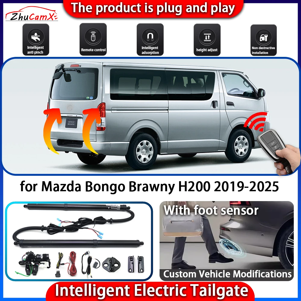

ZhuCamX Smart Powered Tailgate System for Mazda Bongo Brawny H200 2019-2025 Automatic Intelligent Trunk Lift Control Kit