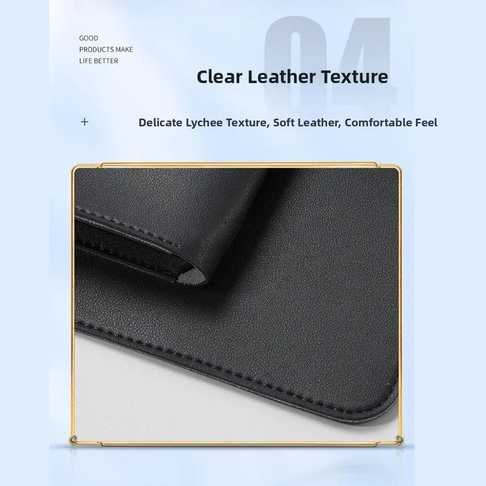 Large Capacity Laptop Sleeve Bag Handheld PU Leather Notebook Case Pouch Bag Shockproof 13 inch Tablet Notebook Bag
