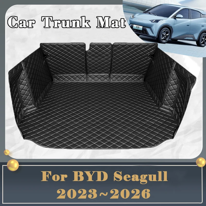 

Car Trunk Mat For BYD Seagull Dolphin Mini 2023 2024 2025 2026 Dirt-resistant Fully Surrounded Rear Cargo Tray Car Accessories