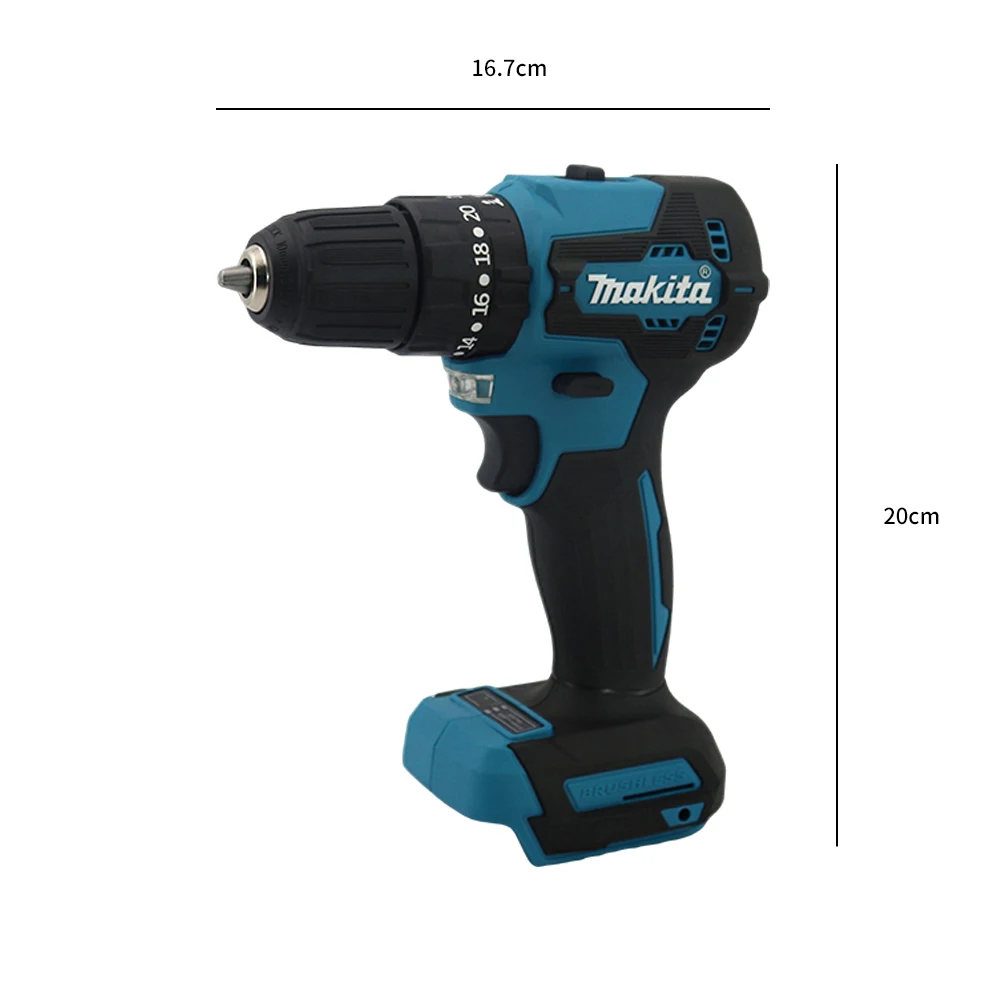 Makita DHP485 18 в Электрическая Дрель Инструменты Беспроводная отвертка дрели Беспроводная Дрель Fe g Электроинструмент бурильщик ручной работы DIY