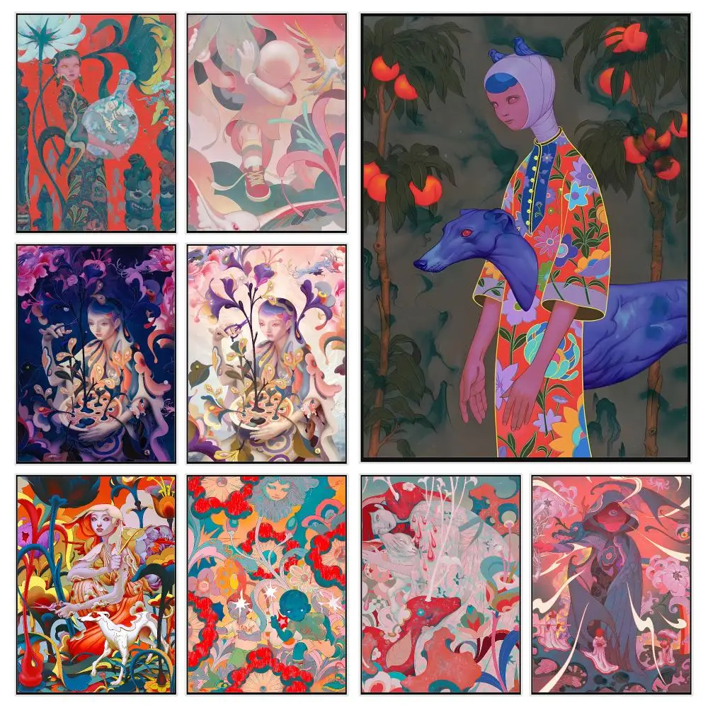 Surreal Artist J-james Jean Poster Trendy Aesthetic Wall Decor for Dorm & Bedroom