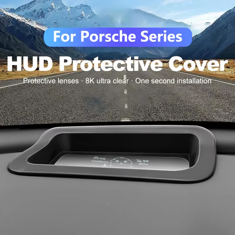 

Dedicated Car HUD Display Reflective Protection Screen Frame Dustproof Anti-Scratches Cover For Porsche Cayenne Panamera