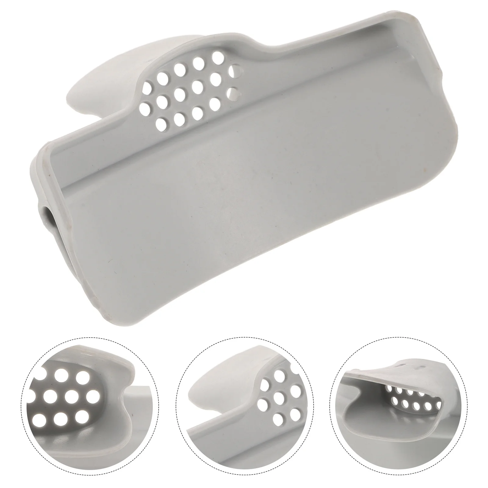 

Silicone Spill-Proof Pot Edge Pouring Funnel Soup Strainer Clip-on Pot Spout Kitchen Gadget for Pots Pans