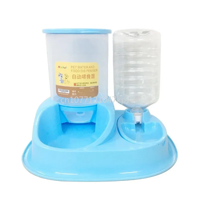 

Dog automatic feeder two-in-one cat dog automatic feeder drinking water all-in-one machine cat food bowl dog food pot