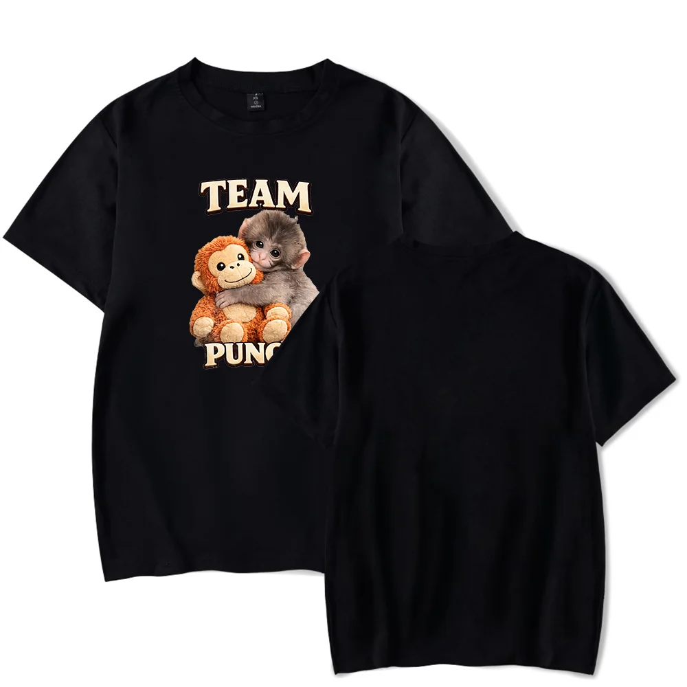 Punch the Monkey tshirt 2026 New Merch Unisex Tops Tee Outdoor Tee Fashion y2k Tops Casual