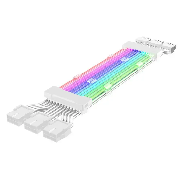 Gehäuse verlängerung RGB-Kabel 5V 24pin Argb Beleuchtungs streifen Streamer Transfer adapter Computer Motherboard Netzteil Farb linie