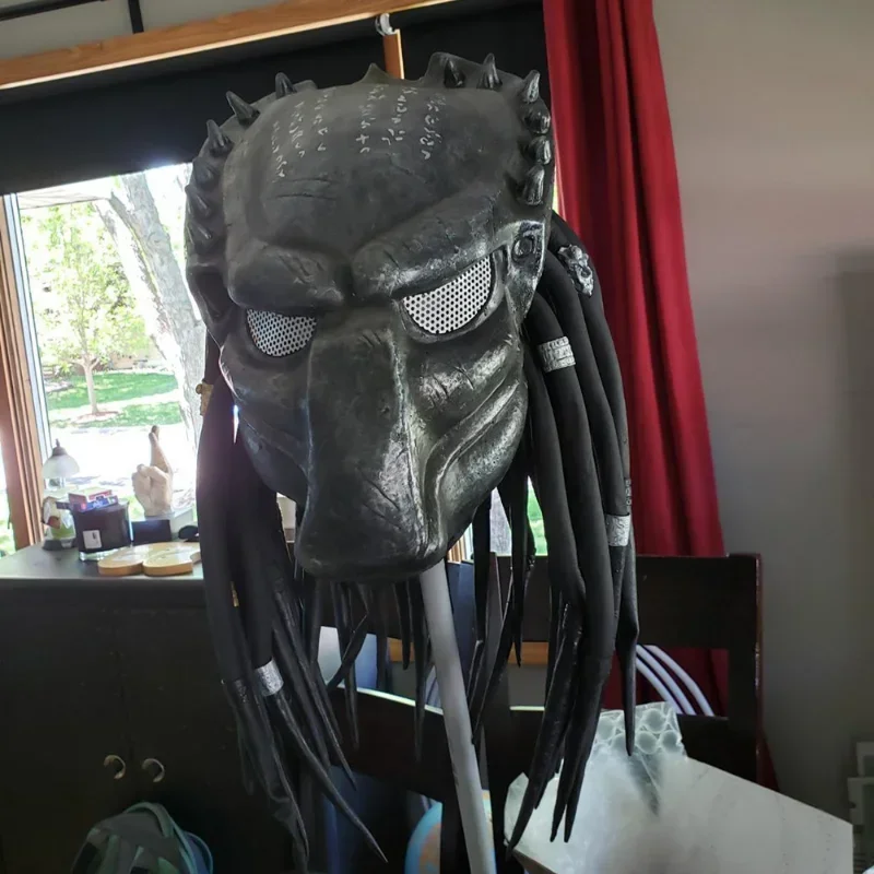 Hot Movie Aliens Vs Predator-customem maschera Cosplay accessori per costumi di Halloween puntelli Predator Latex Mask