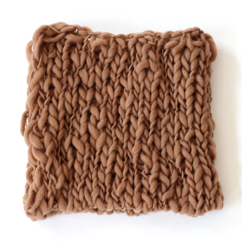 

Baby Photography Props Blanket Soft Hand Made Weave Mats Background Flokati Props Newborns Photo Shooting Fotografia Accessories