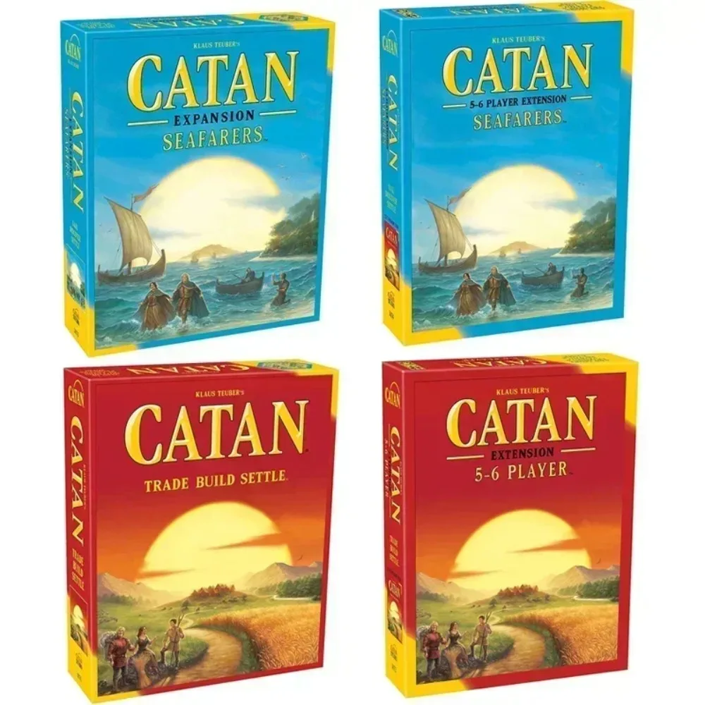 

CATAN Games | Base Game + Seafarers + trade build settle | 3-4 Players | 60 Minutes Playing Time