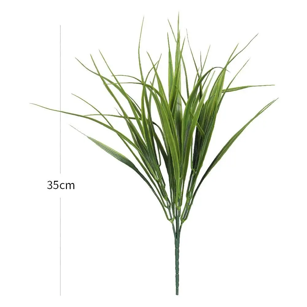 Plastic Artificial Grass Plant Bouquet Realistic Non-Fading Simulation Grass Elegant Handmade Fake Plants Home Garden Decor