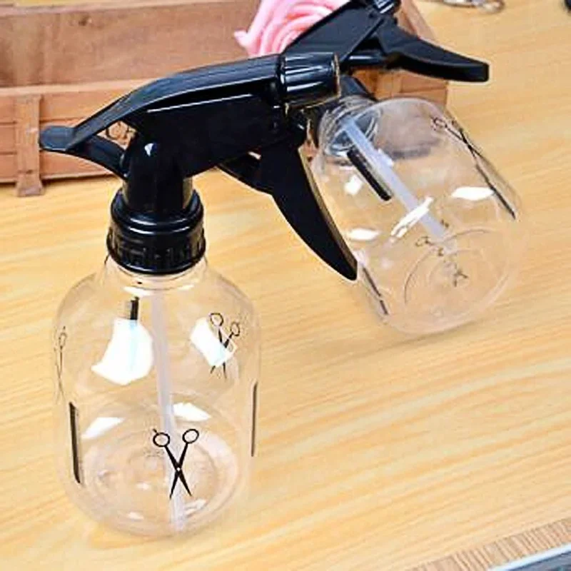 1pc Water Sprayer Hair Salon Tool Transparent Makeup Moisture Atomizer Pot Hair Hairdressing Tools Fine Mist Sprayer Bottles