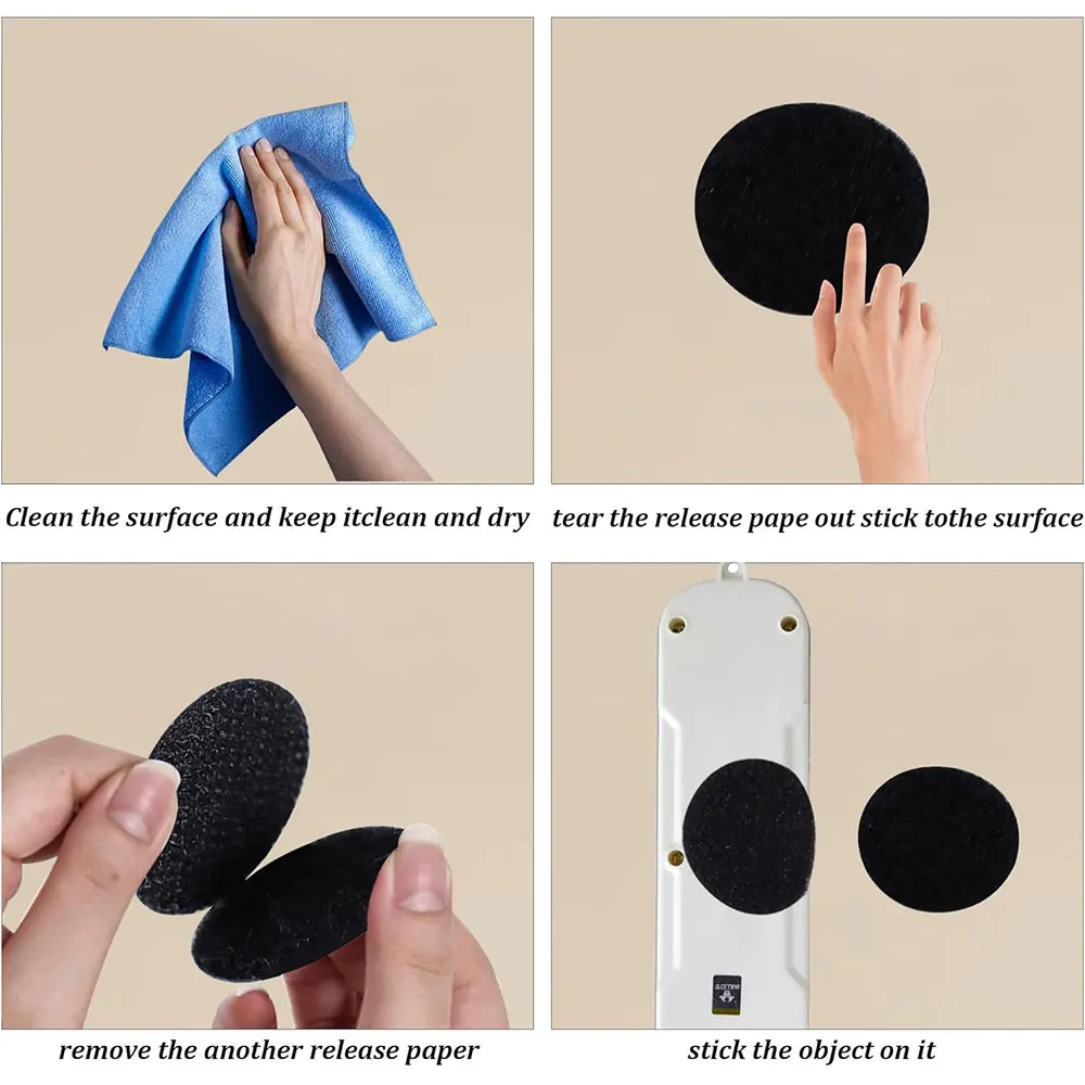 هوك وحلقة السحابات النقاط لاصق قوي شريط حائط مزدوج الجوانب لزجة للمغلفات الحرفية أكياس أدوات التركيب الصناعية #2