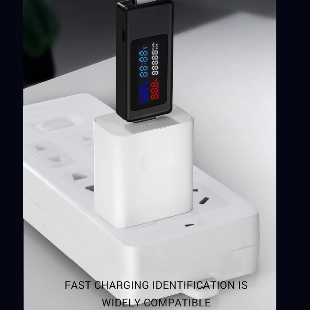 KWS-V30 USB Power Meter Tester 6in1 Current Voltage Timing Power Capacity Electric Quantity Tester with Power-off Memory