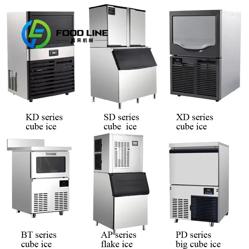 Cube Ice Maker 250Kg Daily Output Auto‑Cleaning Function, Solid Ice Cube Molding For Cafe And Restaurant Scenarios Commercial