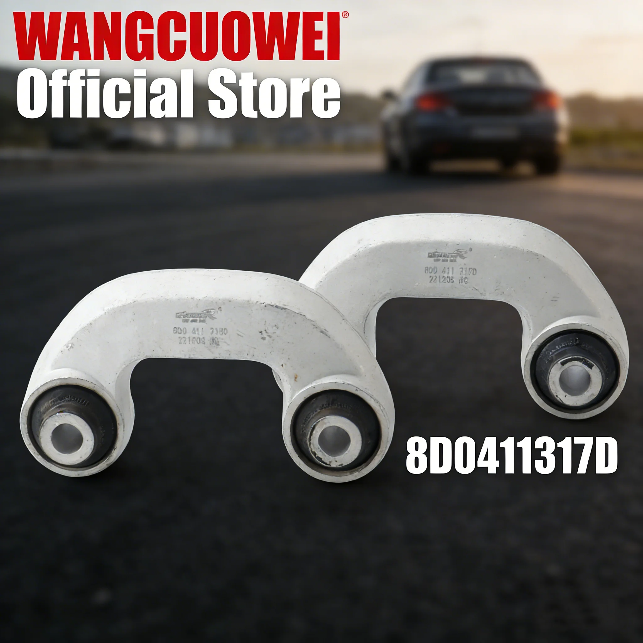 

2pcs 8D0411317D 8D0411318D Front Axle Sway Bar End Stabilizer Link Ball Joint for VW Passat Audi A4 A6 RS6/RS6 SUPERB