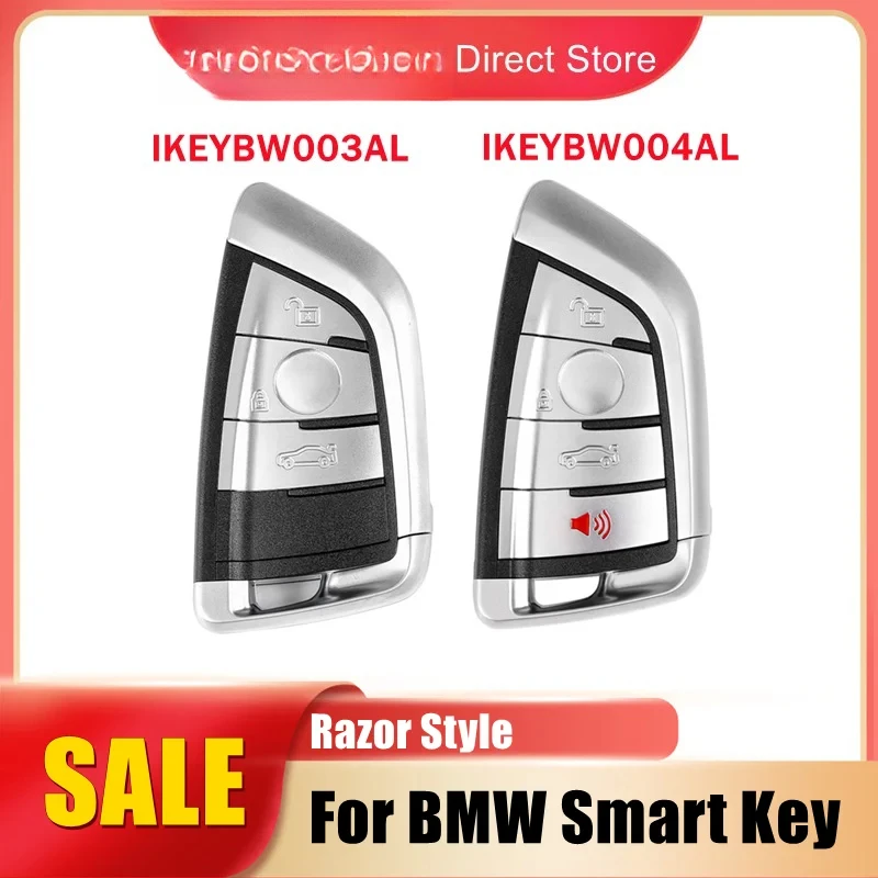 

Razor Style for BMW Smart Universal Key IKEYBW003AL IKEYBW004AL Program with MaxiIM KM100 E Key Programmer