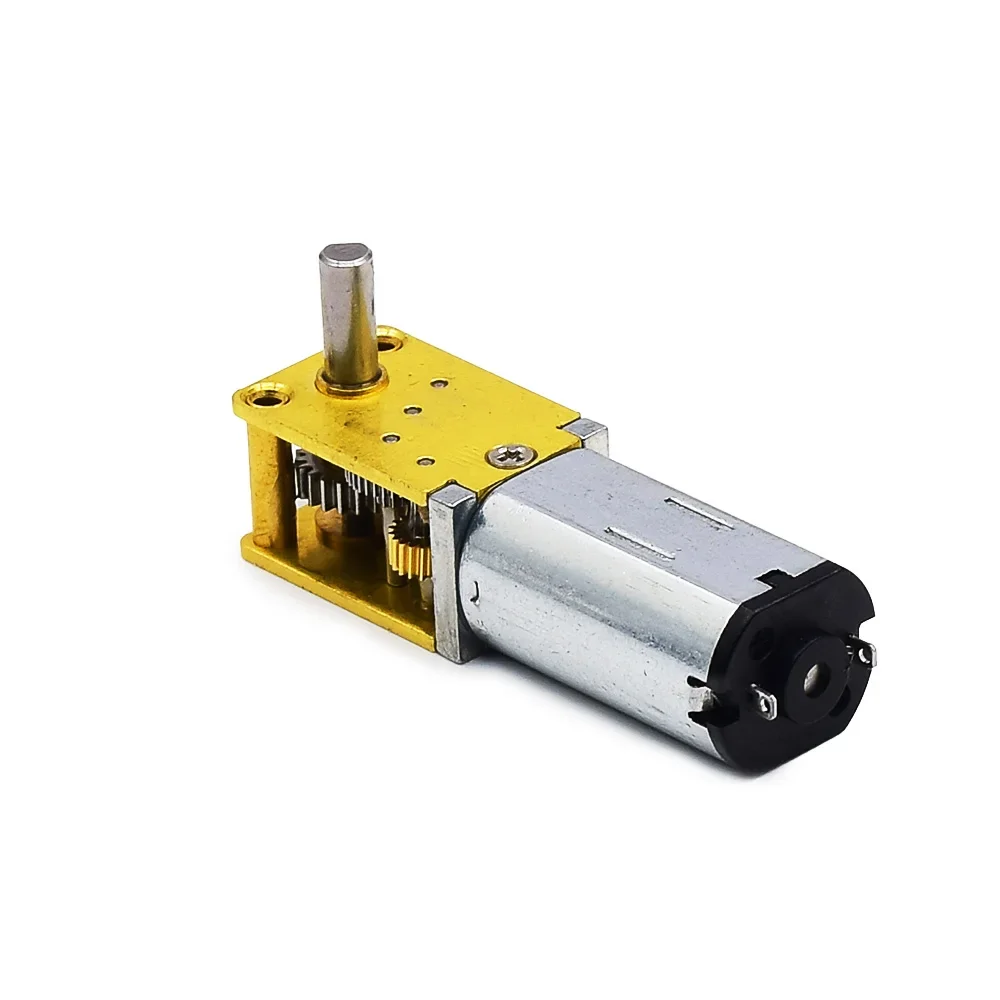 N30 Full Metal Gearbox Gear Motor DC 3V-12V 4RPM-380RPM Slow Speed High Torque with Self-locking DIY Robot Car Electronic Lock