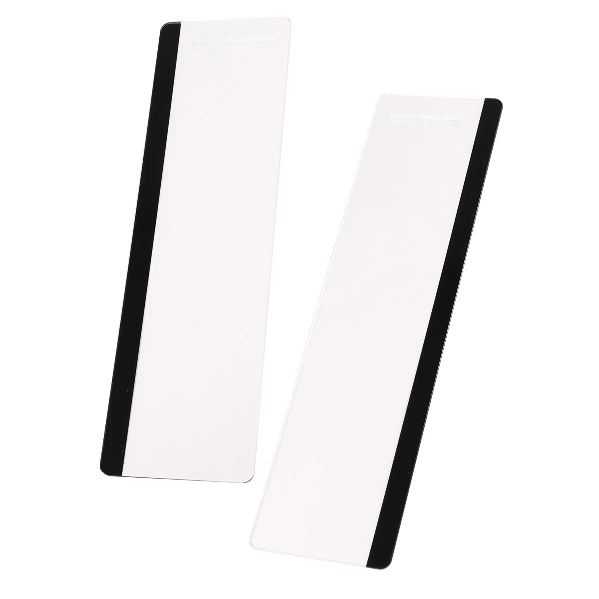 2 Pcs Computer Message Board Liquid Crystal Sticky Reminder for Memo Side Panel