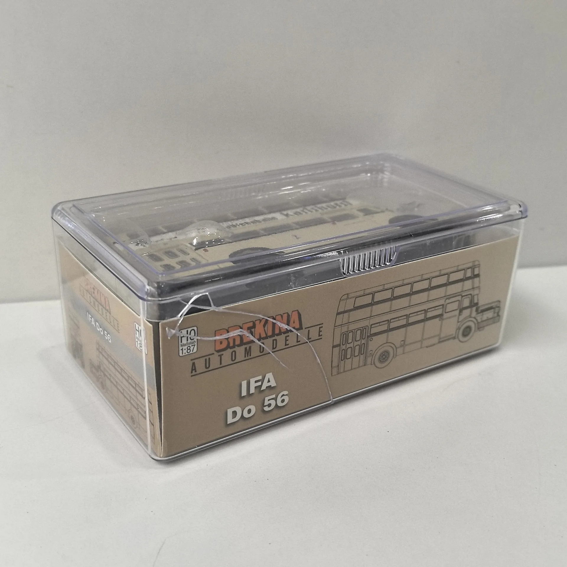 

Литой под давлением BREKINA масштаб 1/37, HO IFA DO56, пластиковая модель автомобиля, Коллекционная игрушка, подарок, сувенир, украшение для дисплея