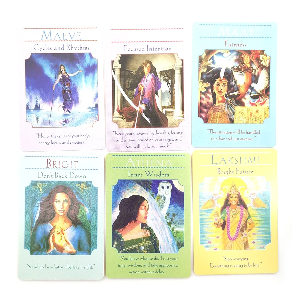 2024 The Most popular The goddess Oracle Cards Read Fate Board Game Oracle Playing Card Games Deck For Party