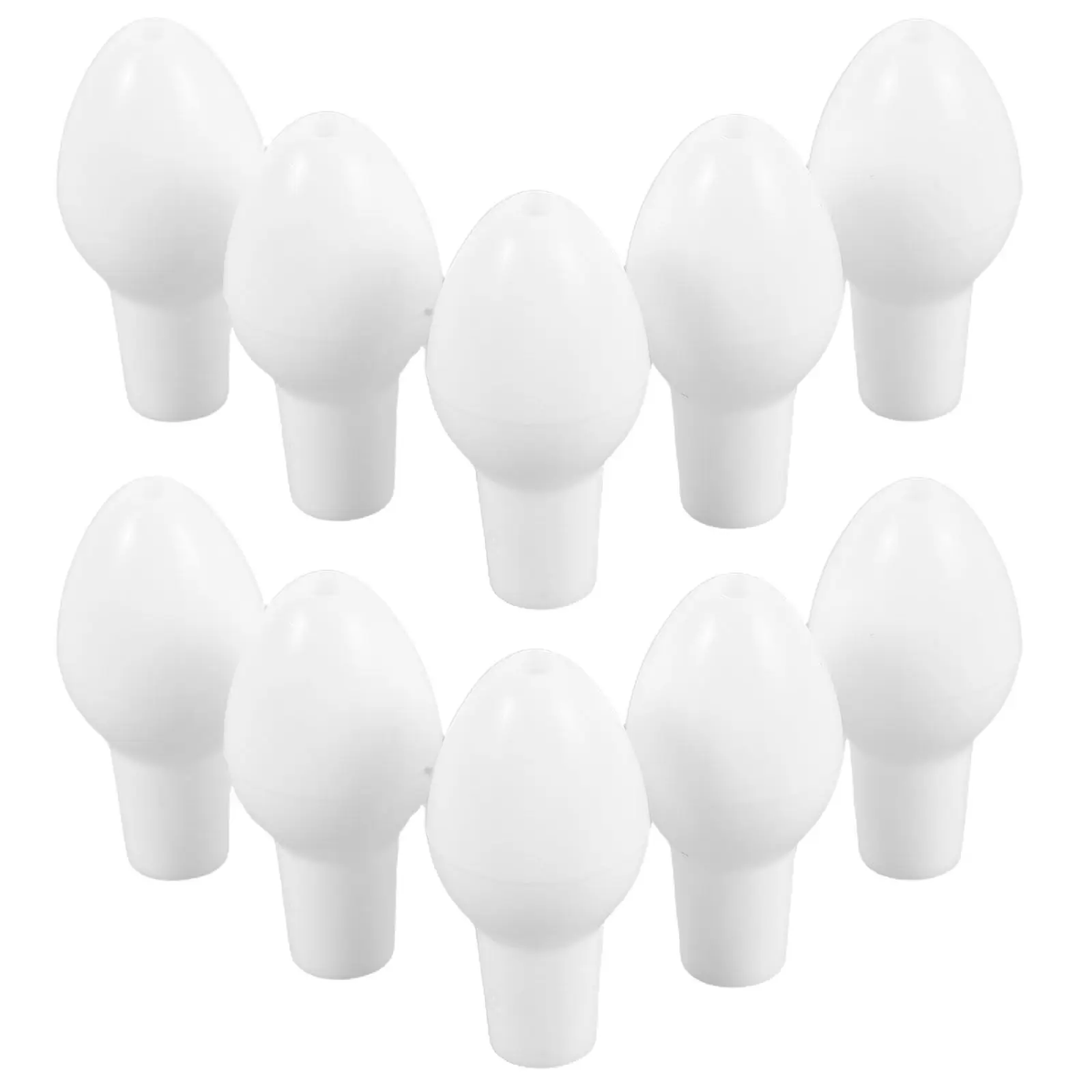 10Pcs Nasal Irrigation Nozzle Replacement Tips Soft Flexible Plastic Spray Heads Home Nose Cleaning Accessories Fits 3.5cm