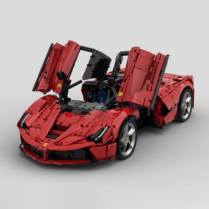 3636pcs Moc Technical Compatible 42143 Ferraried LaFerrari  Supercar Building Blocks Car Model Bricks Adult Kids Christmas Gifts