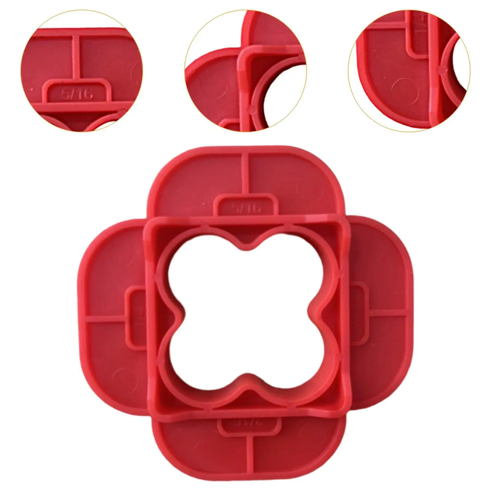 デッキスペーサーツール 5/32インチ、3/16インチ、1/4インチ、5/16インチ デッキボード広葉樹PVC用