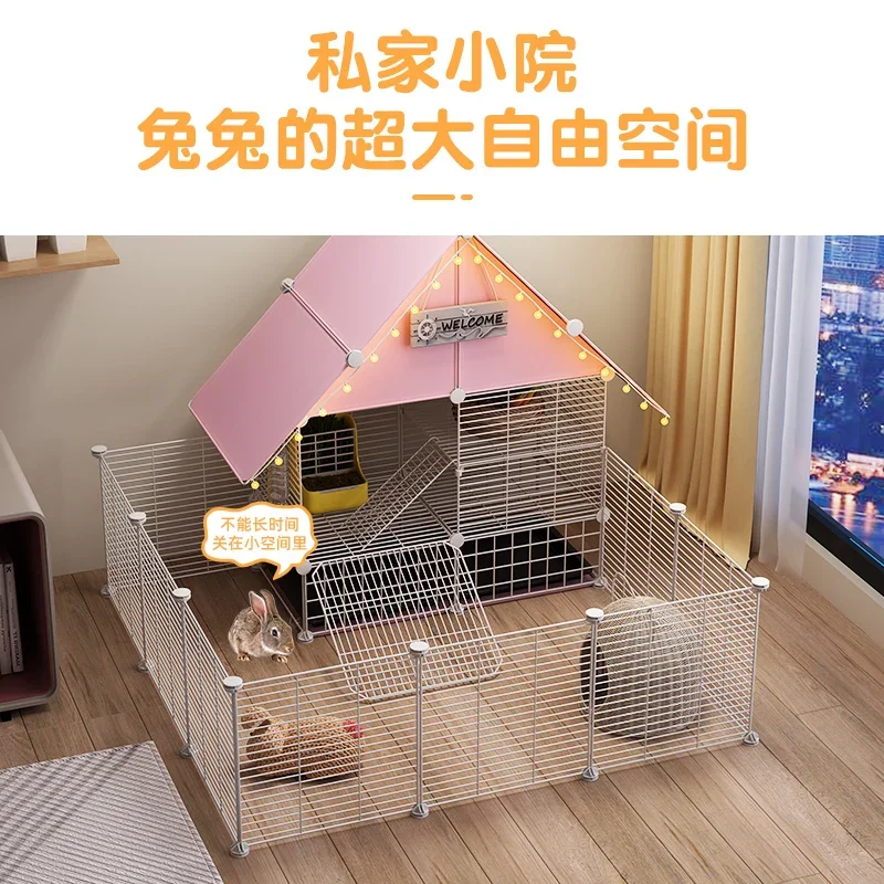 Rabbit Cage Rabbit Nest Home Indoor Pet Guinea Pig