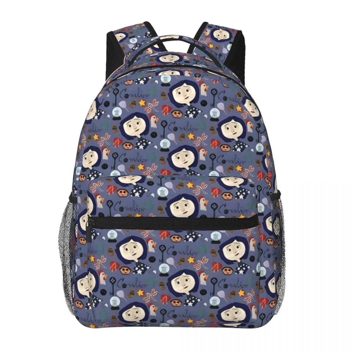 

Feeling Blue At The Pink Palace Apartments Pattern Printed Lightweight Casual Schoolbag For School, Outdoor, Shopping 16in