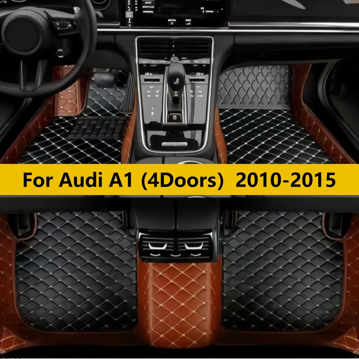 

Car Floor Mats Fit For Audi A1 (4Doors）2010 2011 2012 2013-2015 Custom car floor mats vehicle foot mat rugs